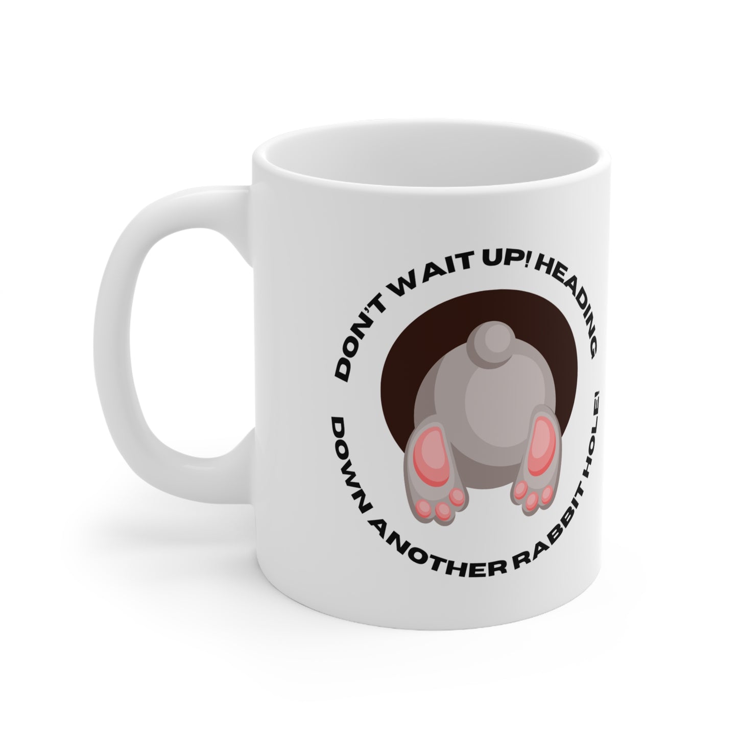 Down The Rabbit Hole - Ceramic Coffee Cups, 11oz, 15oz