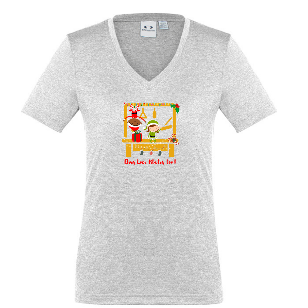 Elves Love Pilates Too! - V Neck Women's Tee Shirt