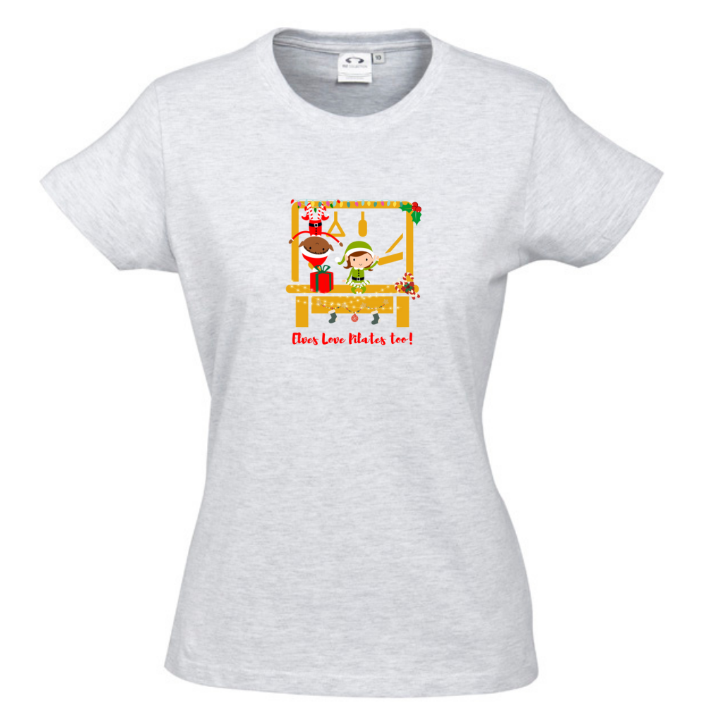 Elves Love Pilates Too! - Round Neck Women's Tee Shirt