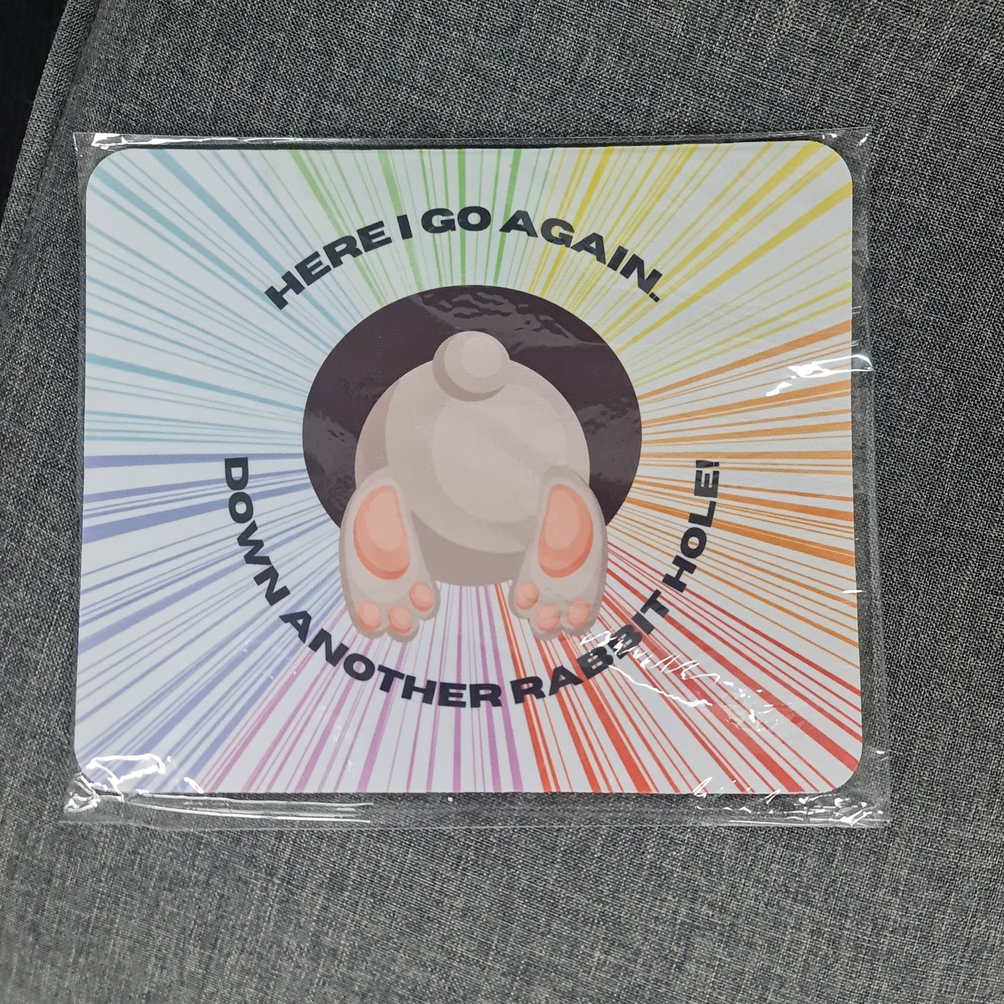 MOUSE PAD - Down the Rabbit Hole STARBURST theme